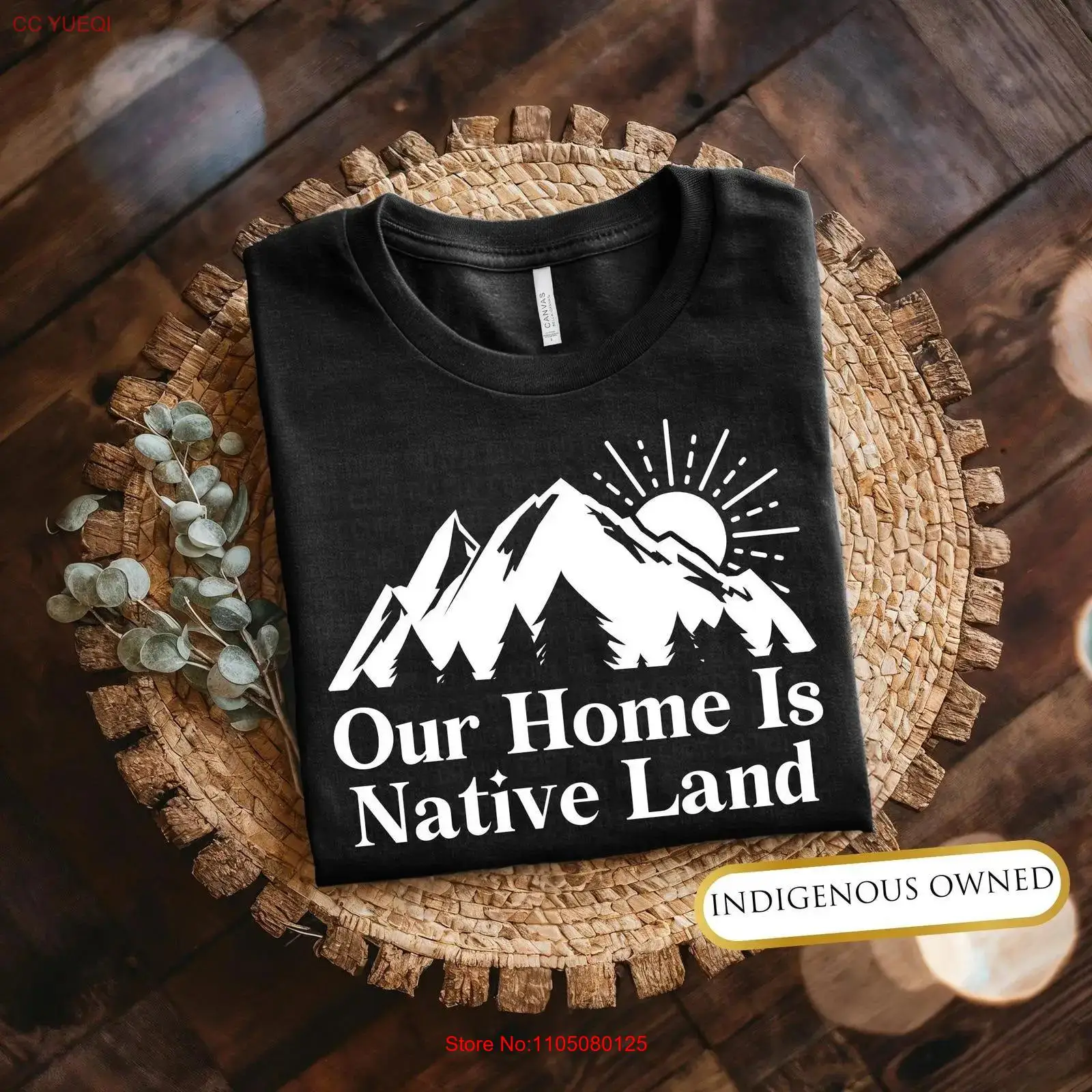 Outdoor Adventure Wear - تي شيرت Our Home Is Native