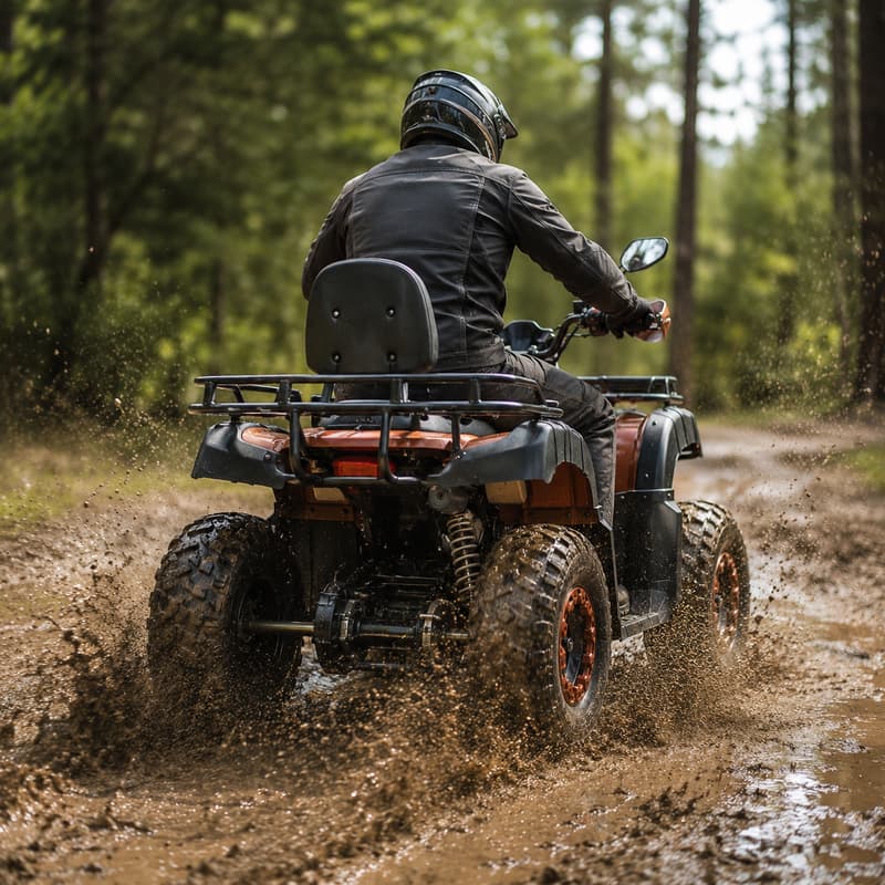 Outdoor Adventure Quad Biking - عربة رباعية الدفع للبالغين مخصصة للاستخدام