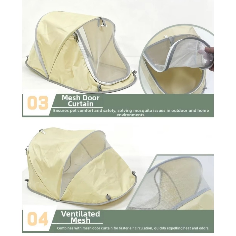 خيمة كلاب محمولة قابلة للطي، م - مراجعة Outdoor Adventure Tent وسعره