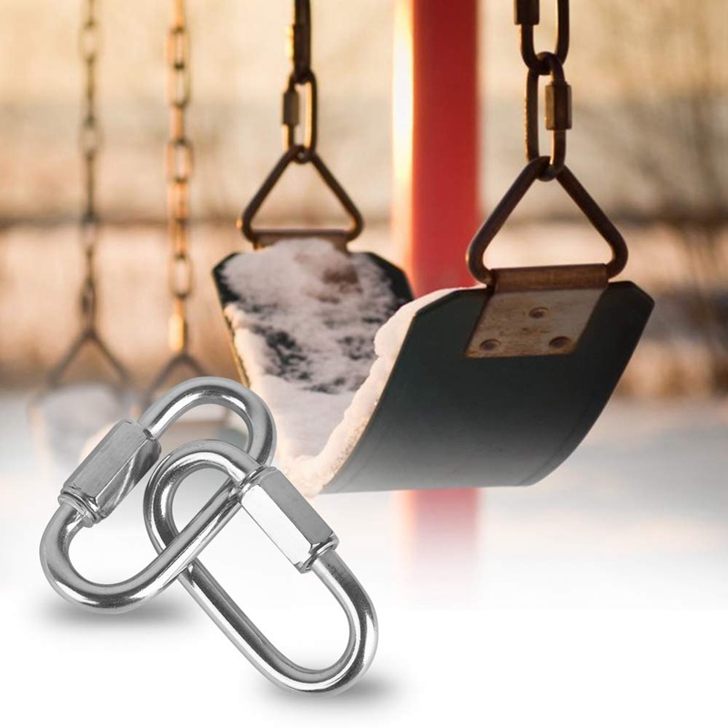 12 قطعة وصلة سريعة من الفولاذ  - مراجعة Carabiner Locking D وسعره