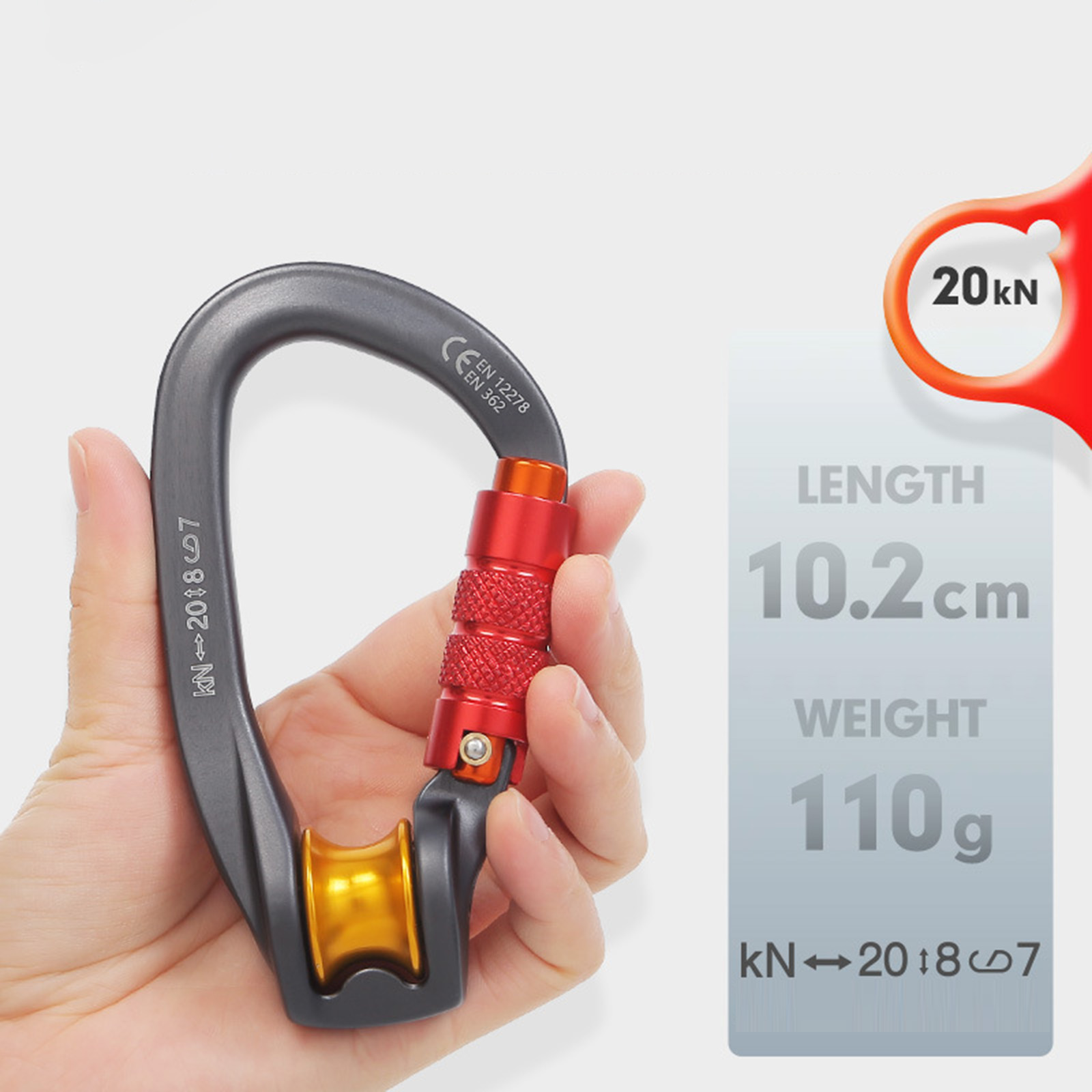 مشبك كارابينر قابل للقفل لمعدا - مراجعة Carabiner Locking D وسعره