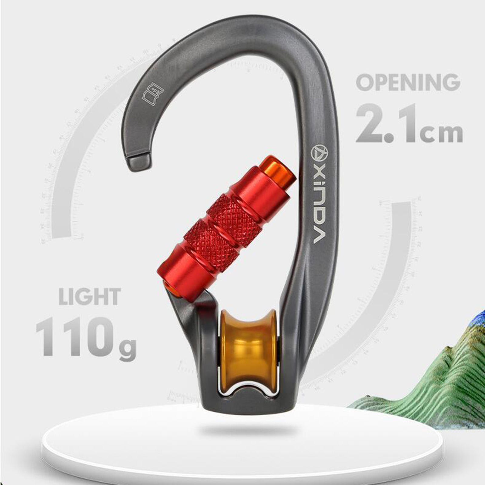 مشبك كارابينر قابل للقفل لمعدا - مراجعة Carabiner Locking D وسعره