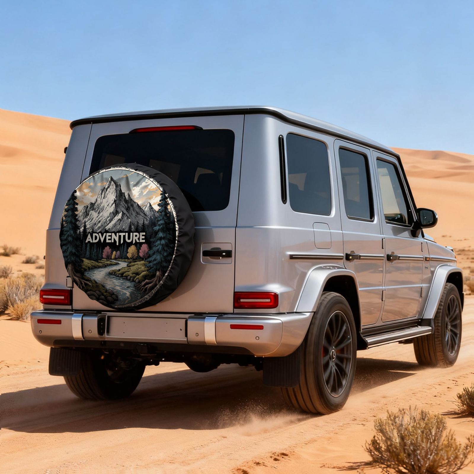 غطاء إطار السيارة بطباعة مناظر - مراجعة Outdoor Adventure Wear وسعره