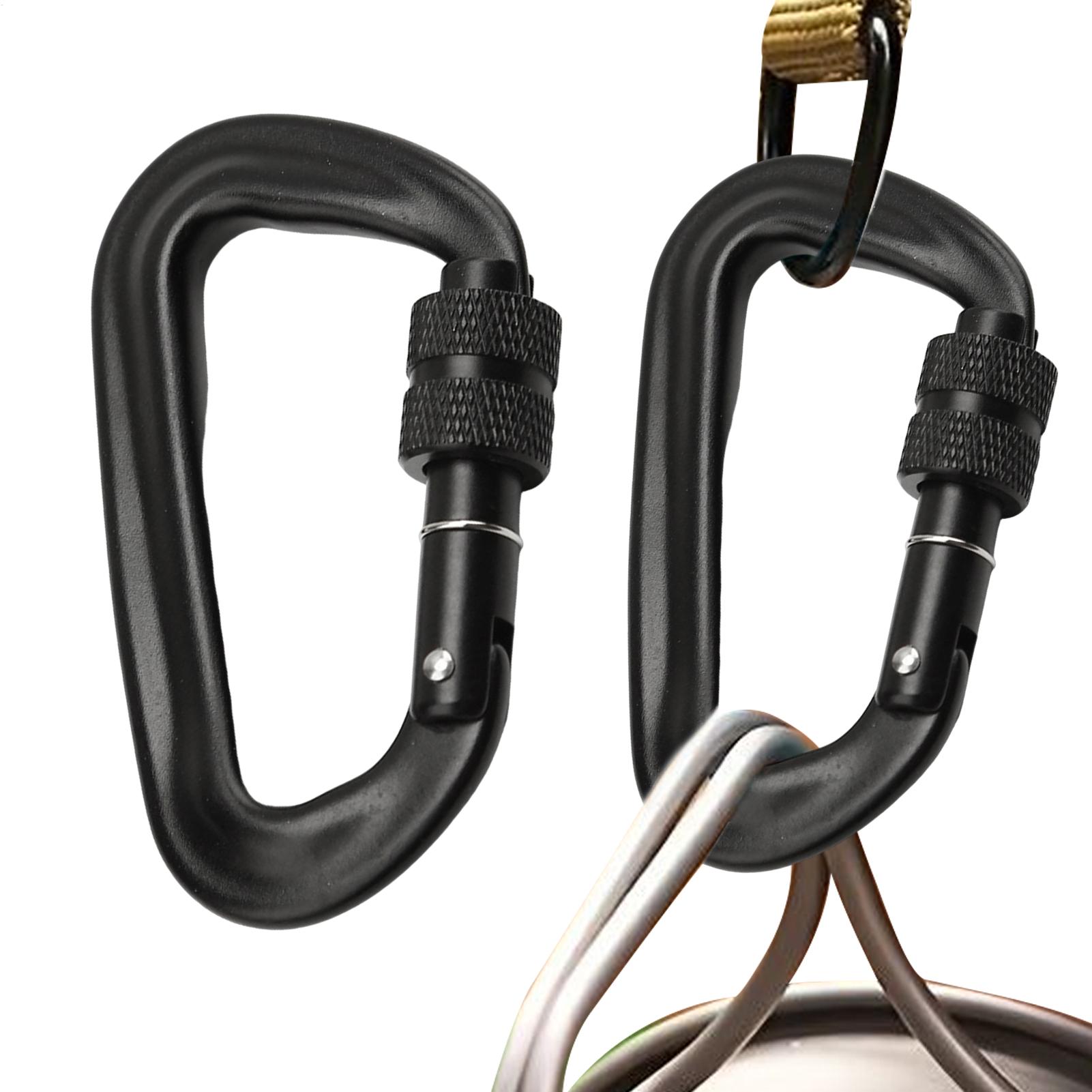 مشابك كاربينر على شكل حرف D بق - مراجعة Carabiner Locking D وسعره