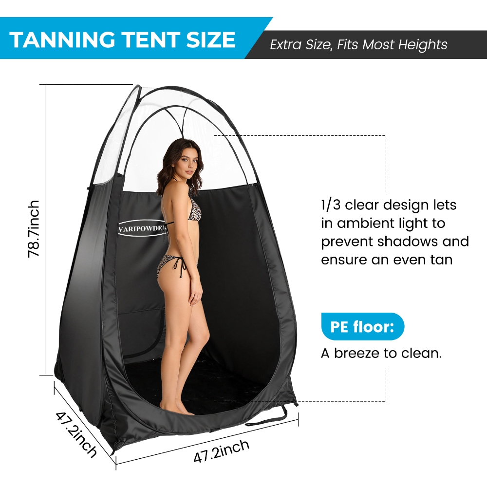 خيمة سوداء للتسمير بالرش، محمو - مراجعة Outdoor Adventure Tent وسعره