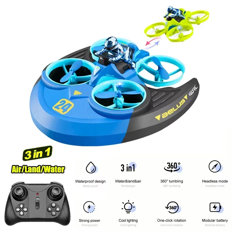 3-in-1 لاند الهواء البحر RC طا - مراجعة Outdoor Adventure Toys For Kids وسعره