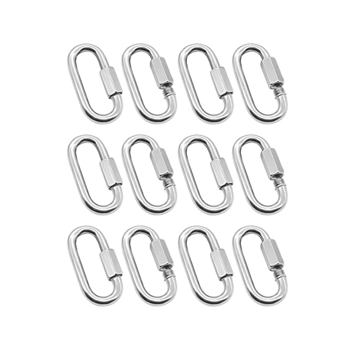 12 حزمة وصلة سريعة 5/32 بوصة ح - مراجعة Carabiner Locking D وسعره