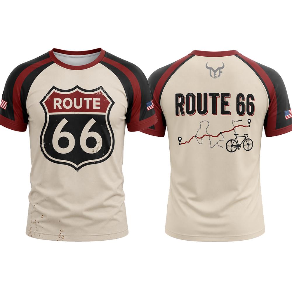 تي شيرت روت 66 للرجال والنساء  - مراجعة Outdoor Adventure Wear وسعره