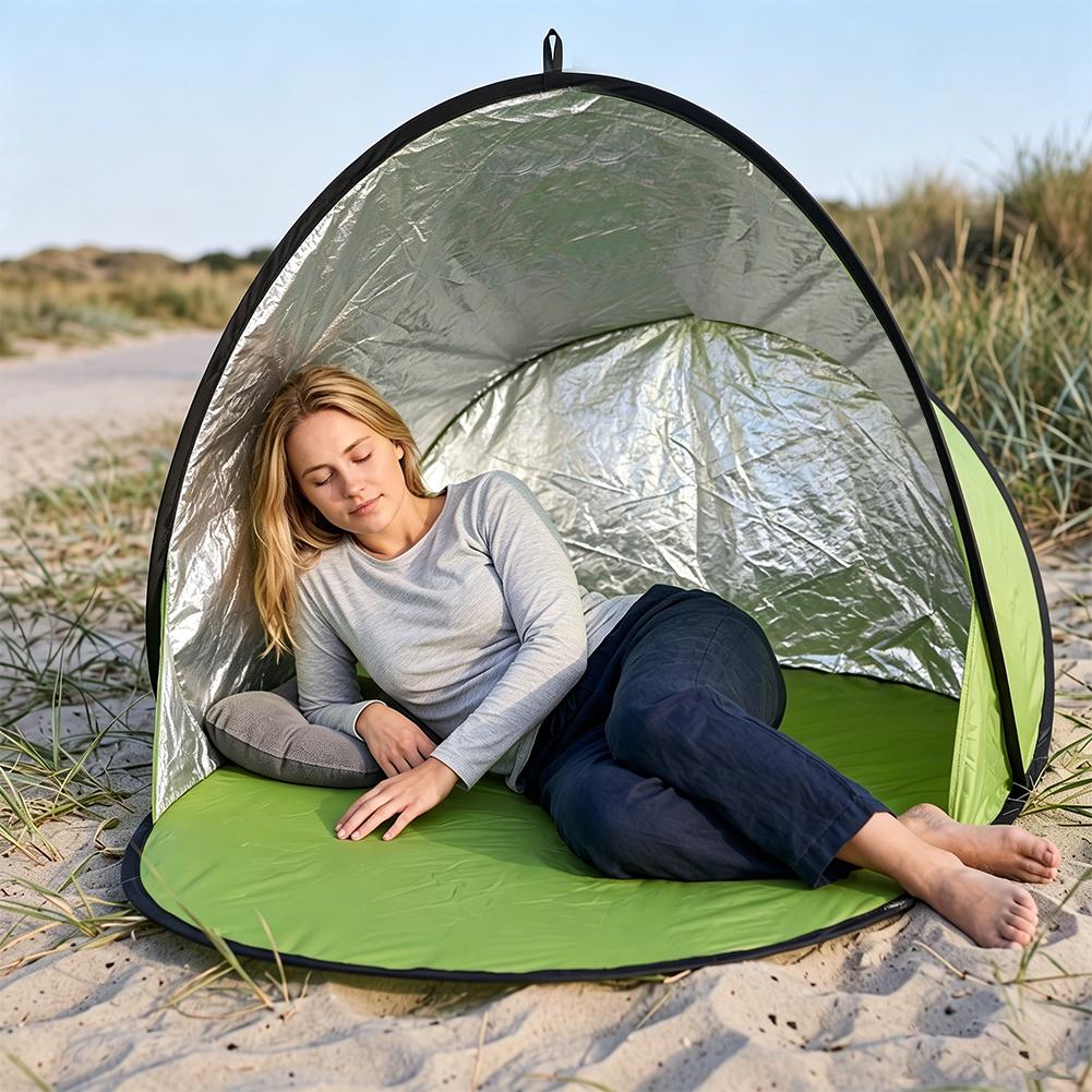 خيمة شاطئية قابلة للطي مع حماي - مراجعة Outdoor Adventure Tent وسعره
