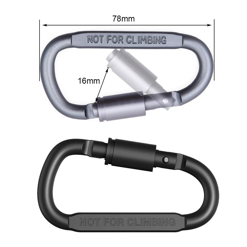 مشبك كارابينر بحلقة D قابل للق - مراجعة Carabiner Locking D وسعره