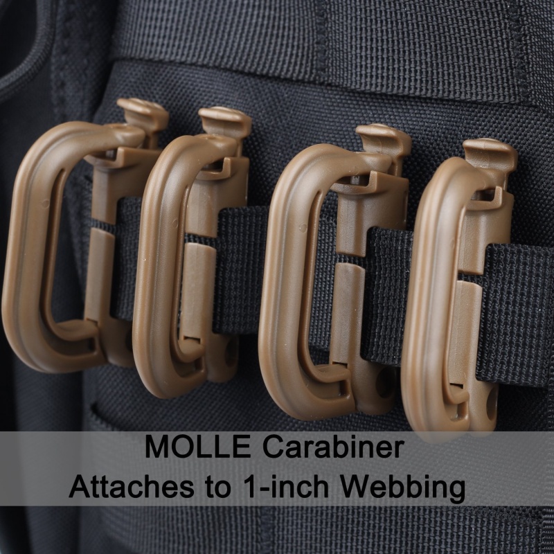 5 قطعة من البلاستيك D-حلقة الت - مراجعة Carabiner Locking D وسعره