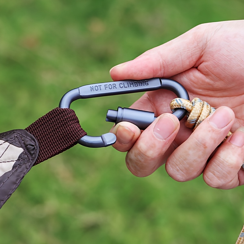 1/4 قطعة حلقة تسلق سبائك الألو - مراجعة Carabiner Locking D وسعره