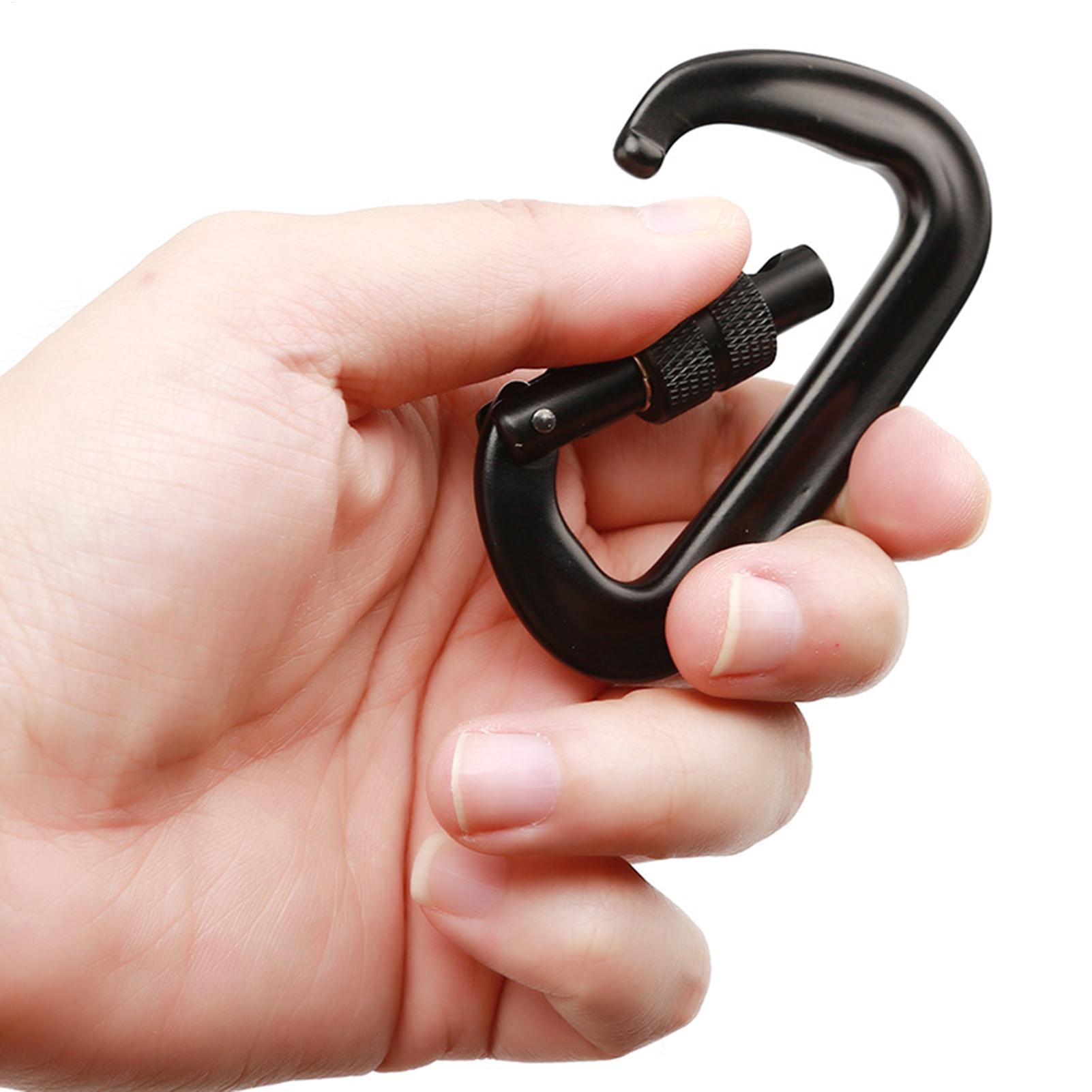قطعتان من مشابك الكارابينر الث - مراجعة Carabiner Locking D وسعره