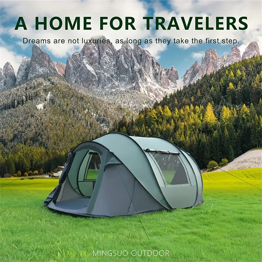 خيمة سريعة الفتح لـ 5-8 أشخاص، - مراجعة Outdoor Adventure Tent وسعره