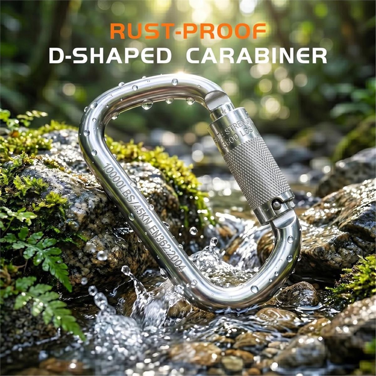 (A99Z) كارابينر بقفل تلقائي عل - مراجعة Carabiner Locking D وسعره