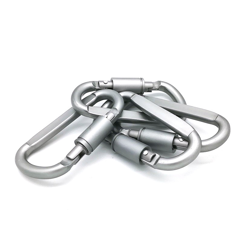 6 قطعة حلقة تسلق الألومنيوم كل - مراجعة Carabiner Locking D وسعره