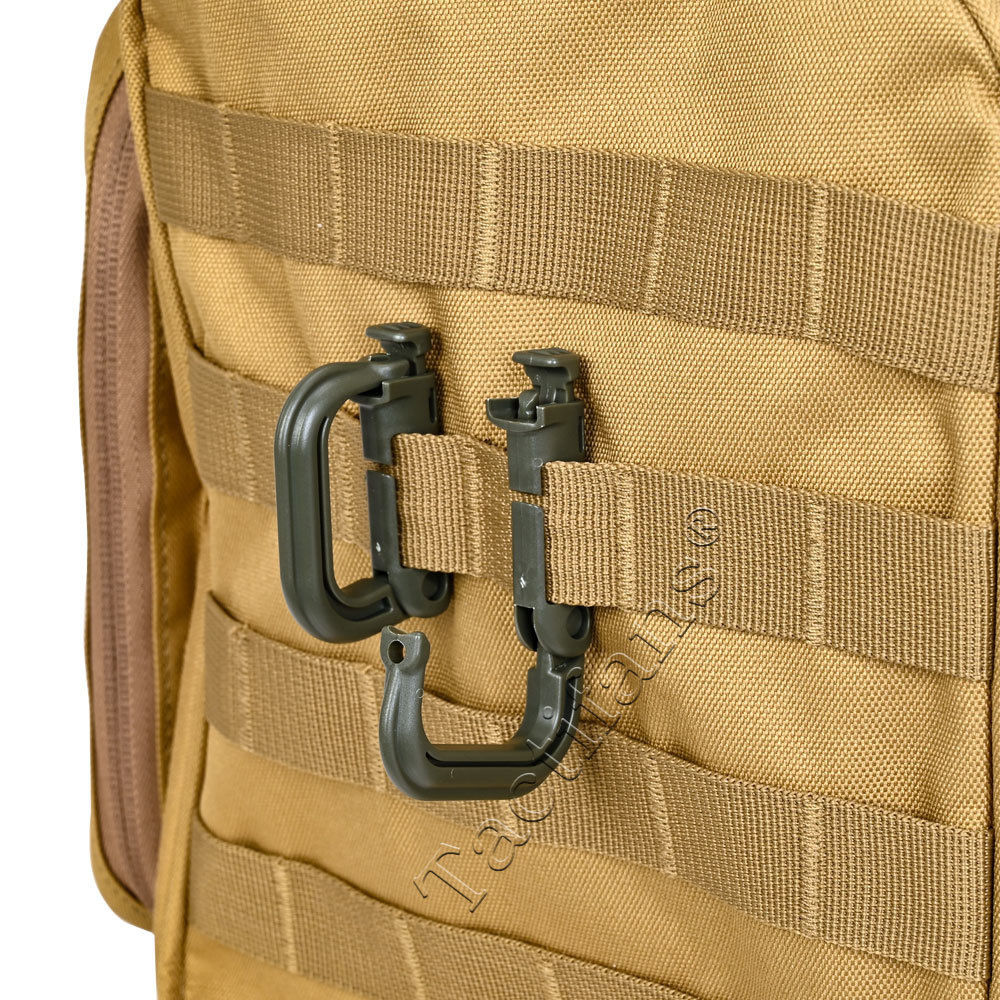 التكتيكية D قفل حلقة 2 قطعة مش - مراجعة Carabiner Locking D وسعره