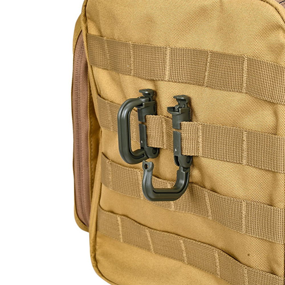 التكتيكية D قفل حلقة 2 قطعة مش - مراجعة Carabiner Locking D وسعره