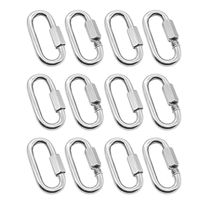 مجموعة ABJS من 12 قطعة وصلات س - مراجعة Carabiner Locking D وسعره