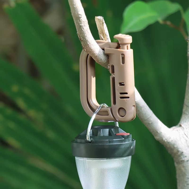 حلقة تثبيت تكتيكية على شكل حرف - مراجعة Carabiner Locking D وسعره