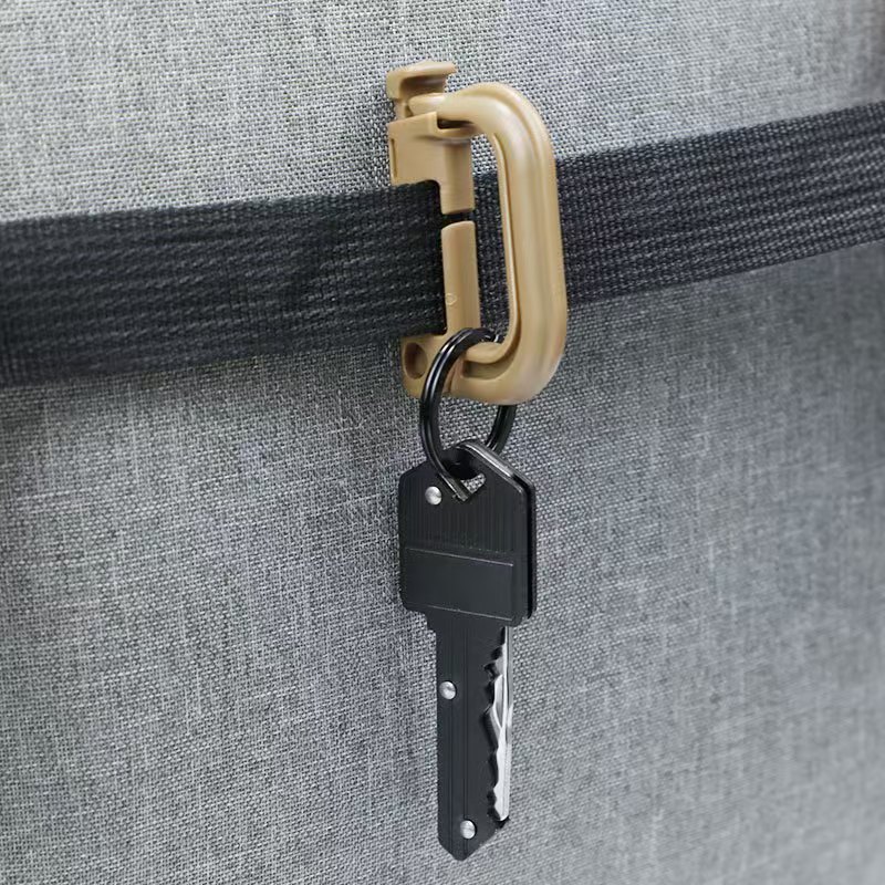 حلقة تثبيت تكتيكية على شكل حرف - مراجعة Carabiner Locking D وسعره